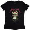 Metallica tričko Santa Horns Čierna M