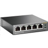 TP-Link switch TL-SF1005P (5x100Mb/s, 4xPoE+, 67W, fanless)
