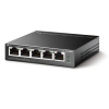 TP-Link TL-SG105PE sieťový prepínač Riadený L2 Gigabit Ethernet (10/100/1000) Podpora napájania cez Ethernet (PoE) Čierna (TL-SG105PE)