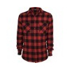 Pánska Čierno-červená Košela Cord ar0323