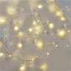 EMOS LED girlanda - kamienky, 1,2 m, 3x AA, vnútorné, teplá biela, časovač DCGW16