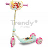 Kolobežka trojkolesová Disney Princess 3 Wheels Scooter Smoby protišmyková s výškovo nastaviteľnými riadidlami max. 67 cm