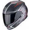 SCORPION prilba na motocykel EXO-491 RUN (matná čierna/červená), veľ. XL