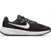 Mládežnícke topánky čierne Nike Revolution 6 ľahké pohodlné DD1096-003 veľkosť 35,5