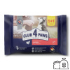 CLUB 4 PAWS Premium SET 5+1 pre malé plemená s morčacím mäsom v omáčke 6 x 80g