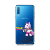 Kryt TopQ Samsung A7 silikón Rainbow Gun 42736