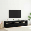 zahrada-XL TV skrinky 2 pcs Čierny dub 180 x 35 x 40 cm Kompozitné drevo 3332505