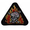 Nášivka Lebka v trojuholníku I