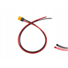 Zásuvka Amass XT60 pánska so silikónovými káblami 13AWG 0,5 m premium