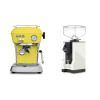 Ascaso Dream ONE, Sun Yellow + Eureka Mignon Specialita, BL white