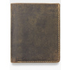 Pánske Kožené Etui na Karty Visconti Nubuková Hnedá s RFID Ochrannou Funkciou