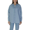 Calvin Klein Jeans Košele a blúzky OVERSIZED LS DENIM J20J225010 Modrá