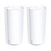 TP-LINK TP-Link Deco XE200(2-pack) Tri pásma (2,4 GHz / 5 GHz / 6 GHz) Wi-Fi 6E (802.11ax) Biela 1 Vnútorný (Deco XE200(2-pack))