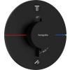 Hansgrohe ShowerSelect Comfort - Termostatická batéria pod omietku, na 2 spotrebiče, matná čierna 15554670