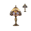 PREZENT TIFFANY 1705, stolná vitrážová lampa 1xE14/40W