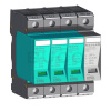 KIWA Prepäťová ochrana PO II 3+1z 280V/40kA, Typ 2+3, 3P+N, zmenšená verzia držiaku