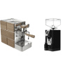 Stone Espresso Mine Premium Wood + Eureka Mignon Bravo, CR black