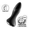 Satisfyer Rotator Plug 1+ Vibračný análny kolík - čierny
