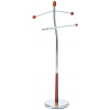 Autronic Nemý sluha, výška 120 cm, masív kaučukovník, hnedé morenie, kov - chróm, nosnosť 5 kg 82646 BR