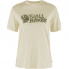 Fjällräven Lush Logo T-shirt W, Farba CHALK WHITE, Veľkosť M