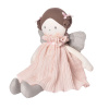 Bonikka Dolls Látková bábika Fairy - Angelina (ružové šaty a strieborné krídla)