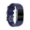 BStrap Silicone Diamond Small remienok na Fitbit Charge 2, blue SFI002C17
