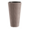 Prosperplast Květináč SANDY SLIM mocca 34,9 cm