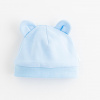 Dojčenská bavlnená čiapočka New Baby Kids modrá - 74 (6-9m)