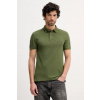 Tommy Hilfiger polo tričko bavlnené s elastanom MW0MW17771. zelená M