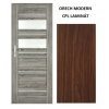 ImperioDoor set interiérové rámové dvere EVIA.5, CPL Orech Modern +Zárubňa PED-EVIA5-CPLOrMo