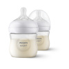 Avent flaša Natural Response priehľadná cumlík s ventilom AirFree 125 ml 1x2 ks Fľaša