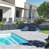 Vonkajšia dlažba Seviano Modena Grey 40x80x2 cm