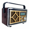 Sieťovo-batériové rádio AM, FM, SW Golon RX-BT067 Gold