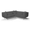 Dekoria Poťah na sedačku rohovú Stromstad 3+2, grafitová, Poťah na sedačku Stromstad rohová 3+2, Edinburg, 115-77
