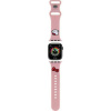 HelloKitty Řemínek Hello Kitty HKAWLSCHBLP pro Apple Watch 42/44/45/49mm růžový silikonový řemínek s hlavou koťátka