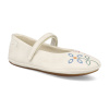 Baleríny Camper - Sella Houston Criss-Cross/Kito Abeja White Natural krémové