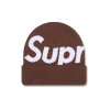 Supreme Big Logo Beanie Farba: Brown
