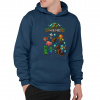 Mikina s menom pre fanúšikov hry Minecraft - pánska mikina s potlačou - personalizovaný produkt - Tričkový | L | Navy | Mikina s kapucňou - pánska