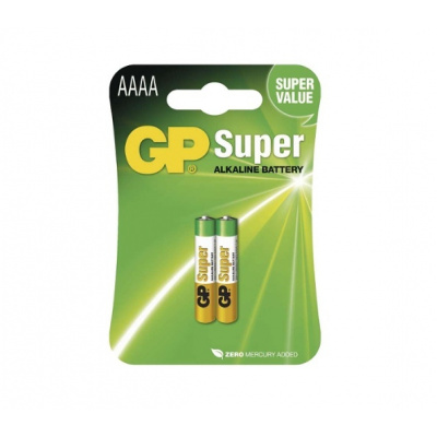 Batéria GP alkalická špeciálna 25A 1,5V AAAA, 2ks/ Bl.