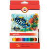 ICO: Koh-I-Noor Mondeluz 3719 Aquarell 36 dielny set farebných ceruziek
