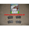 Ford Focus 11/98-10/04 -zadné brzdové platničky sada 