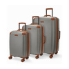 Sada cestovných kufrov ROCK TR-0219/3 ABS/PC - sivá - 84 L / 57 L / 35 L + 20% EXPANDER