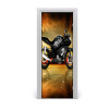 Fototapeta samolepiace na dvere motorka šport 75x205