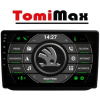 TomiMax Škoda Fabia II Android 14 autorádio s WIFI, GPS, USB, BT HW výbava: QLED 8 Core 8GB+128GB HIGH - iba displej A,C