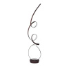 NEDES JF2301/BR LED dizajnová stojanová lampa 80W, 3000K-6500K, 5200lm, IP20, hnedá