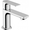 Hansgrohe Rebris E - Páková umývadlová batéria 80 CoolStart s kovovou odtokovou súpravou s tiahlom, chróm 72585000