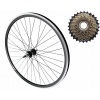 KOLESO NA BICYKEL 26 PALCOV ZADNÉ VOĽNOBEH 7 RADOVÉ ALU V-BRAKE ČIERNE