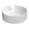 Gsi KUBE X keramické umyvadlo na desku, průměr 40cm, bílá ExtraGlaze