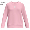 Under Armour Rival Terry Crew Pink Sugar/White XL