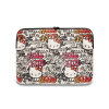 Case Sourcing Hello Kitty Sleeve HKCSZPDGPTE 14 béžová/béžová Zip PU Štítky Graffiti